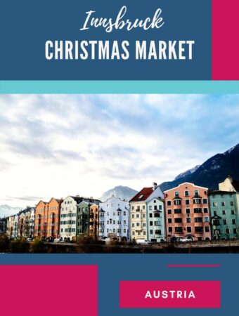 Colourful homes along the River Inn, in Innsbruck, Austria
